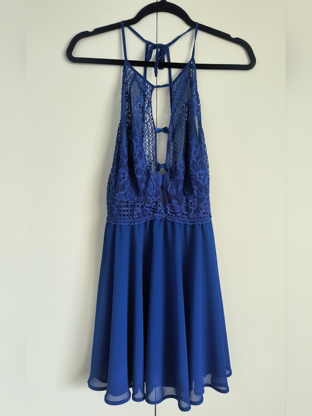 Seductive Wear By Cinema Etoile Blue Lace Nightie With Thong X Large XL